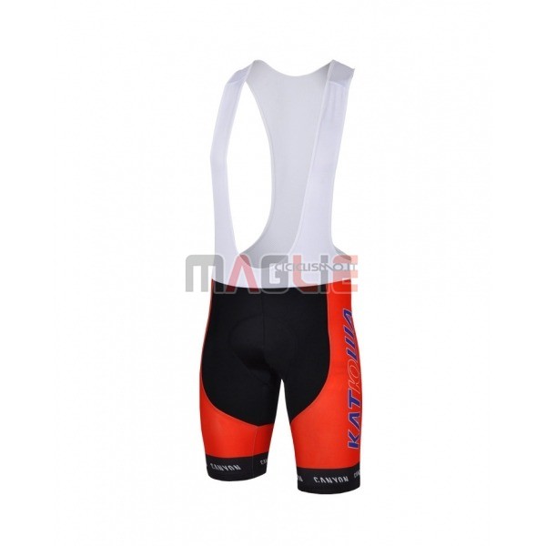 Maglia Katusha Manica Corta 2018 Rosso Bianco